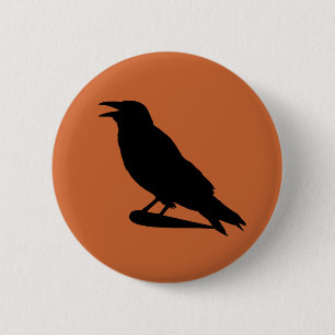 Krähen-Knopf Button