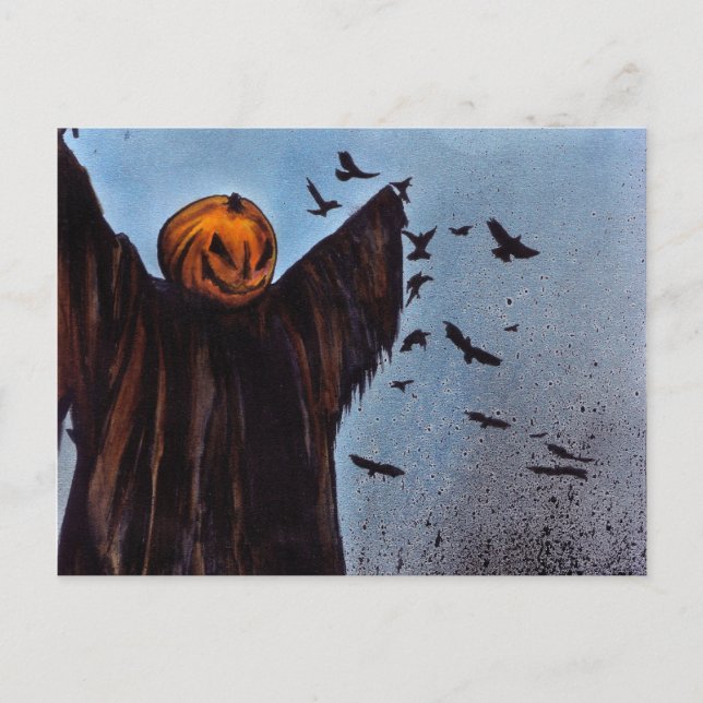 Krähen lachen postkarte (Vorderseite)