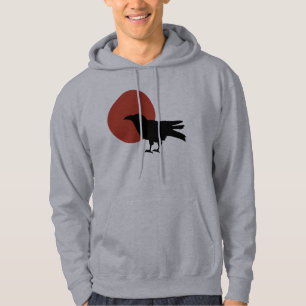 Krähen-Mond Hoodie