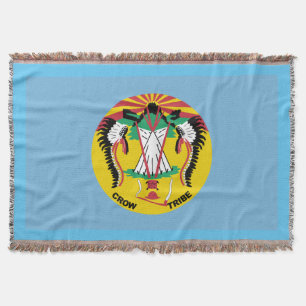 Krähen-Nations-Flagge Decke