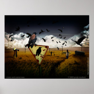 Krähen Poster