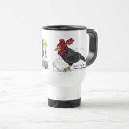 Krähen-Reise-Tasse Reisebecher