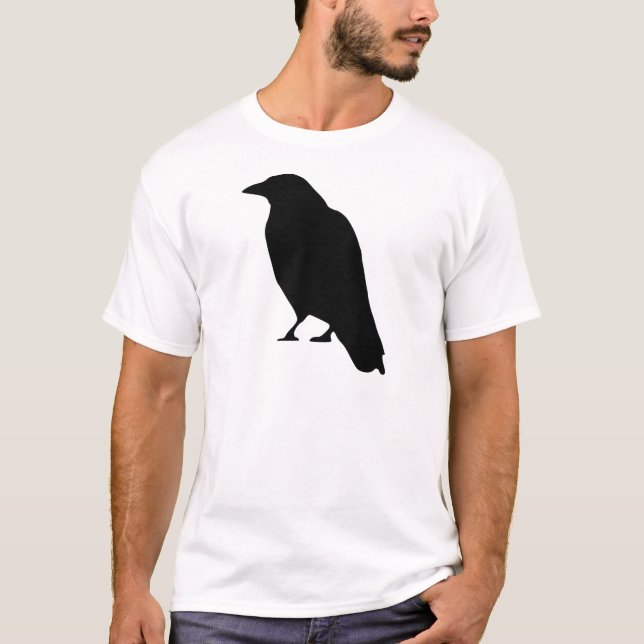 Krähen-Silhouette T-Shirt (Vorderseite)