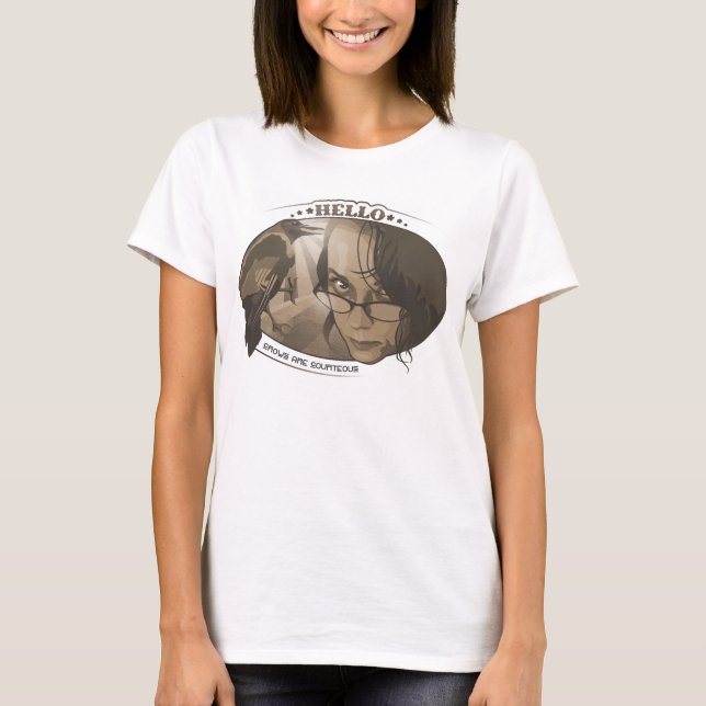 Krähen sind - Frauen höflich T-Shirt (Vorderseite)