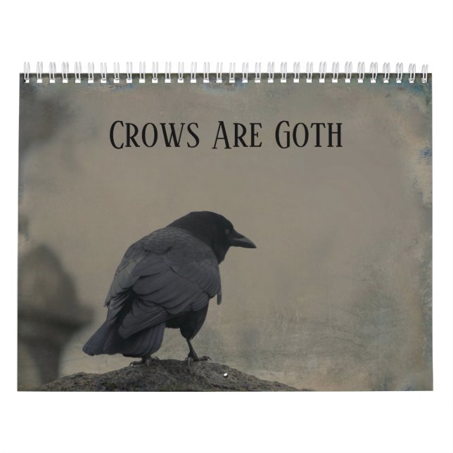 Krähen sind Goth Kalender (Titelbild)