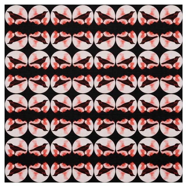 Krähen Stoff (Muster)