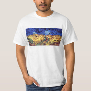 Krähen über Wheatfield durch Vincent van Gogh T-Shirt