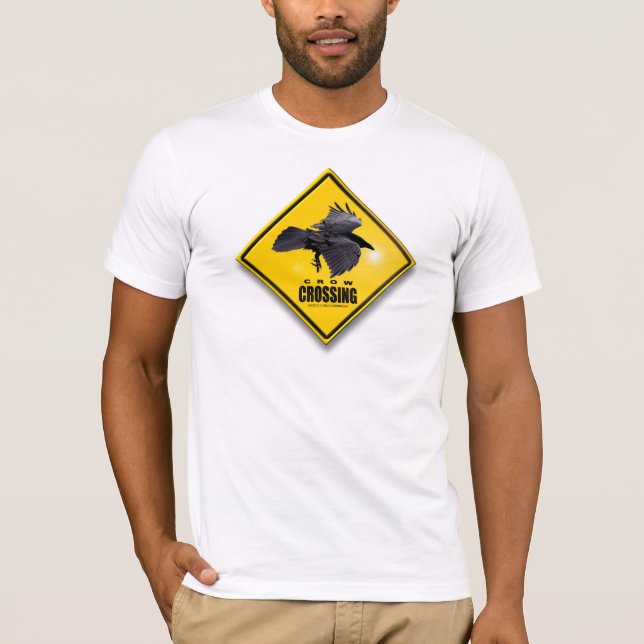 KRÄHEN-ÜBERFAHRT T-Shirt (Vorderseite)