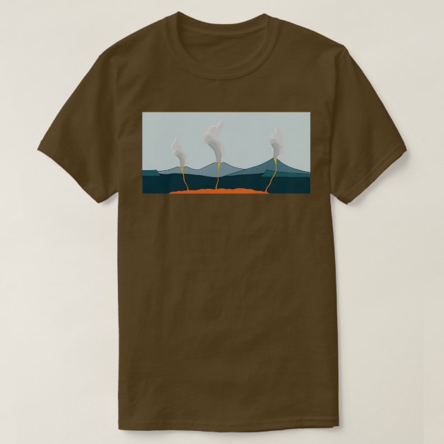 Krakatoa Eruption T-Shirt (Design vorne)