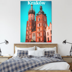 Krakau Europa Polen Polska Altstadt Leinwanddruck