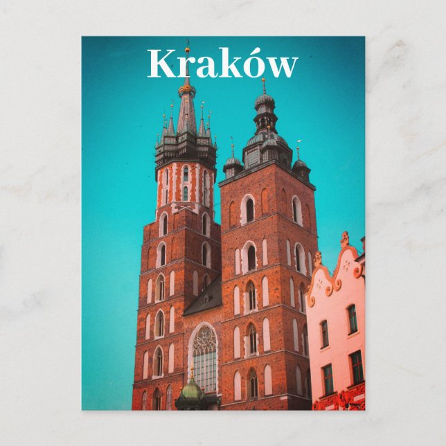 Krakau Europe Polen Altstadt Polens Postkarte (Vorderseite)