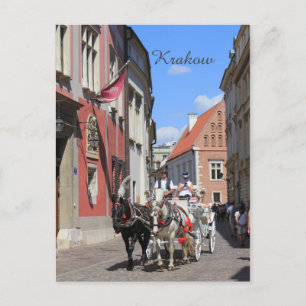 Krakau, Mariacki-Kirche, St.-Marienkirche, Geschen Postkarte