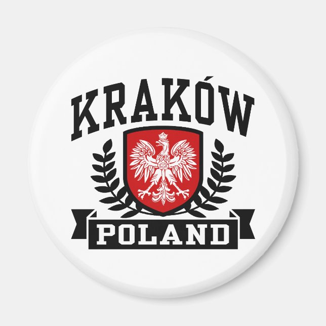 Krakau Polen Magnet (Vorne)