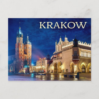 Krakau, Polen Postcard Postkarte