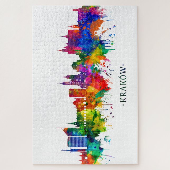 Krakau Polen Skyline (Vertikal)