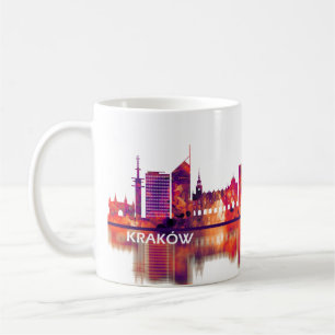 Krakau Polen Skyline Kaffeetasse