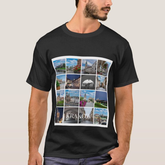 Krakauer Altstadtlandschaften, Polen T-Shirt (Vorderseite)