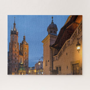 Krakauer Architektur am Abend Jigsaw Puzzle