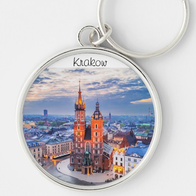 Krakauer Nacht in Polen Schlüsselanhänger (Vorne)