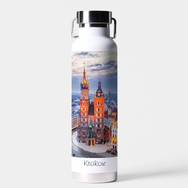 Krakauer Nacht in Polen Trinkflasche (Vorne)