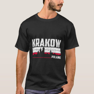 Krakauer Skyline Polen T-Shirt
