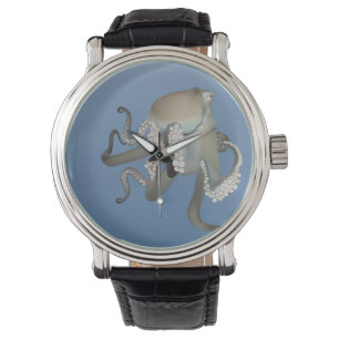 Krake Armbanduhr