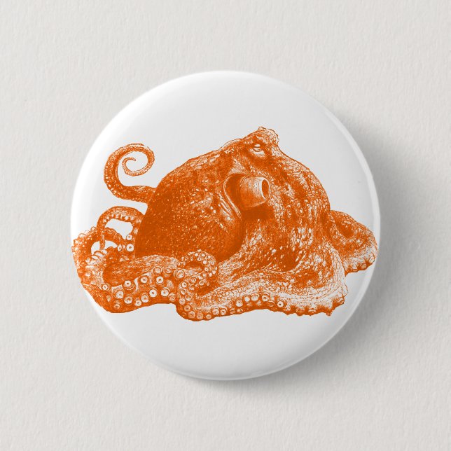 Krake Button (Vorderseite)