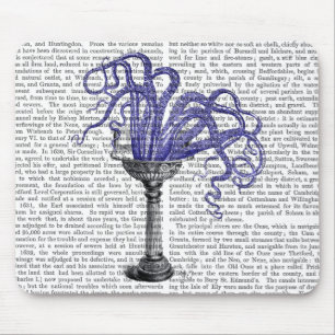 Krake in der Wanne Mousepad