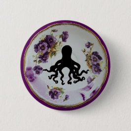 Krake in einem TeacupSaucer ~ Button