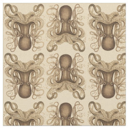 Krake Marmoratus (Brown) Stoff