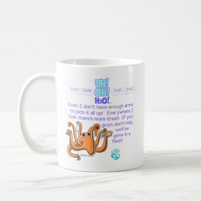Krake vorderes (Z), Krake hinteres (Z) Kaffeetasse (Links)