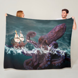 Kraken (2) fleecedecke