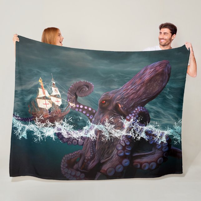 Kraken (2) fleecedecke (Beispiel)