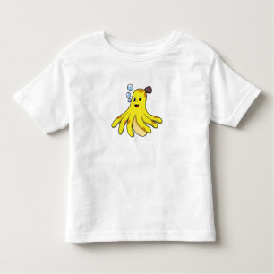 Kraken als Banane Kleinkind T-shirt
