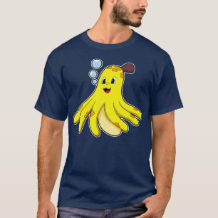 Kraken als Banane T-Shirt