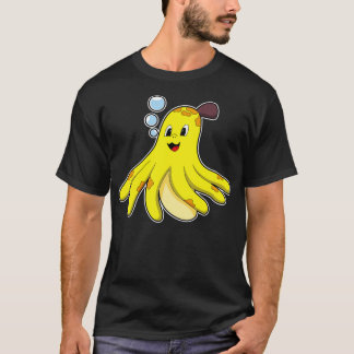 Kraken als Banane T-Shirt