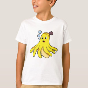 Kraken als Banane T-Shirt