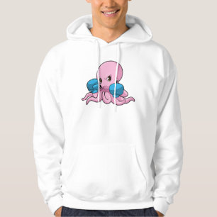 Kraken als Boxer mit Boxhandschuhen Hoodie