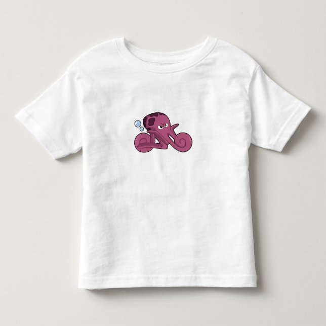 Kraken als Kraftrad Kleinkind T-shirt (Vorderseite)