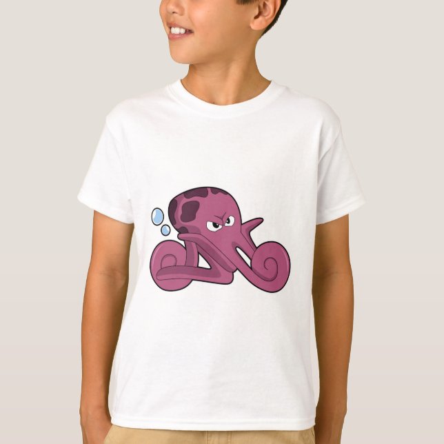 Kraken als Kraftrad T-Shirt (Vorderseite)