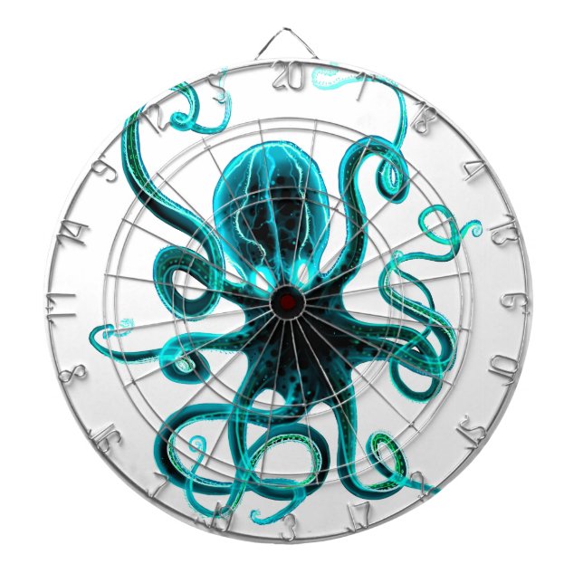 Kraken_Aqua Dartscheibe (vorne)