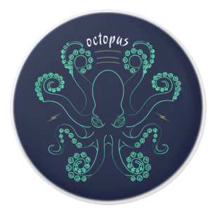 Kraken Cephalopod Tentacles Keramikknauf
