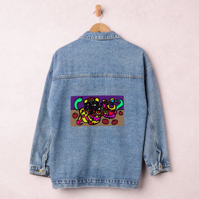 Kraken cooler Stil Jeansjacke (Hangar)