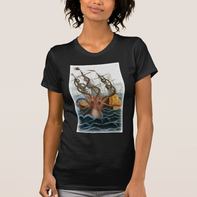 Kraken durch Pierre Denys de Montfort, 1801 T-Shirt (Vorderseite)