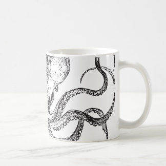 Kraken-Entwurf - 11-Unze-klassische weiße Tasse