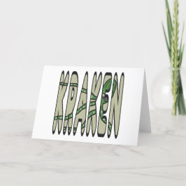 Kraken Feiertagskarte