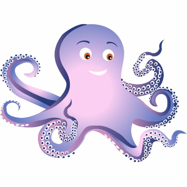 Kraken-Foto-Skulptur Freistehende Fotoskulptur (Vorne)