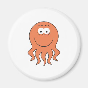 Kraken-Gesicht Magnet