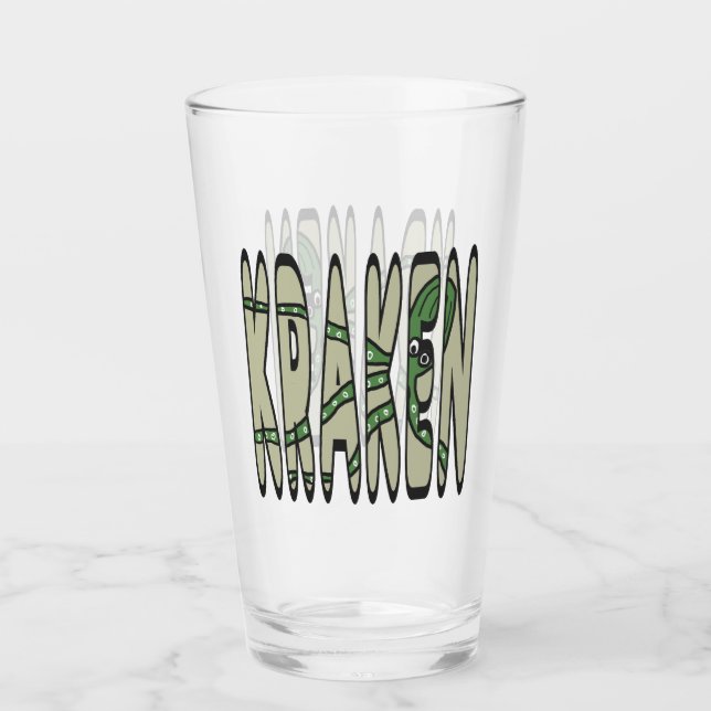 Kraken Glas (Vorderseite)