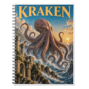 Kraken, Gothic Fantasy Monster Notizblock